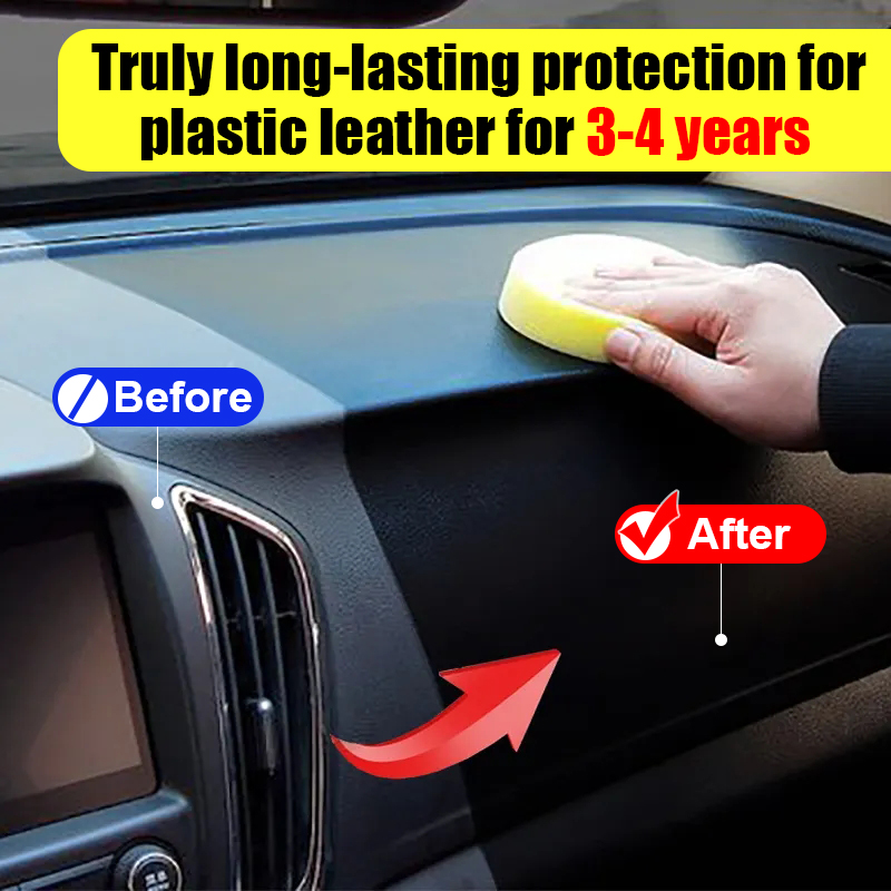 Car Plastic Restorer Back To B - Leather Cleaner Interior ulasan dan harga