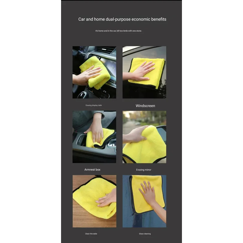 1/5/10/20PCS Car Wash Microfib - Microfiber Towel Detailing ulasan dan harga