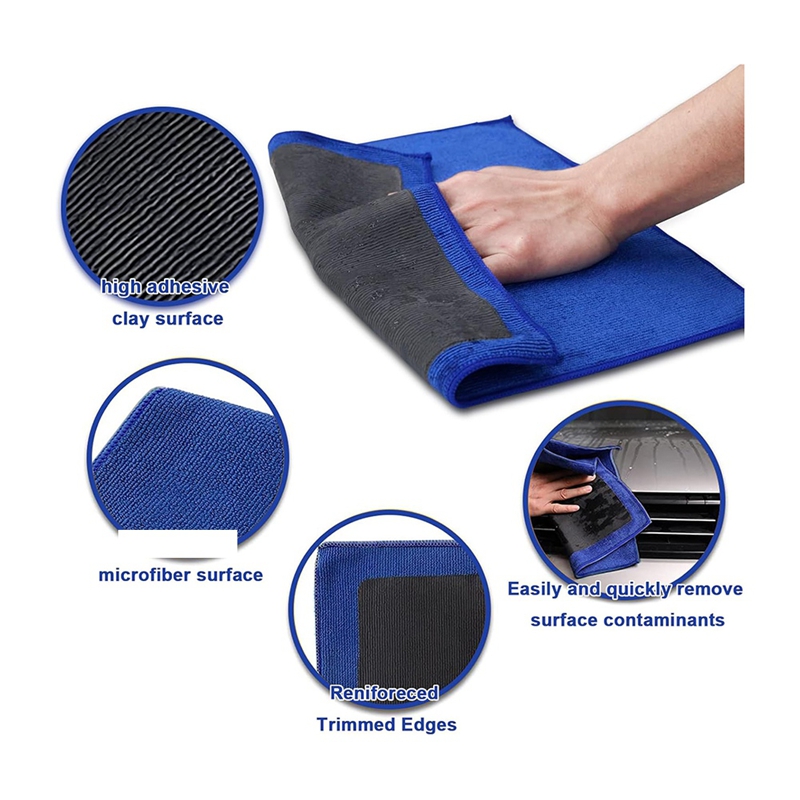 Clay Towel, 2 Pack Clay Towel  - Microfiber Towel Detailing ulasan dan harga