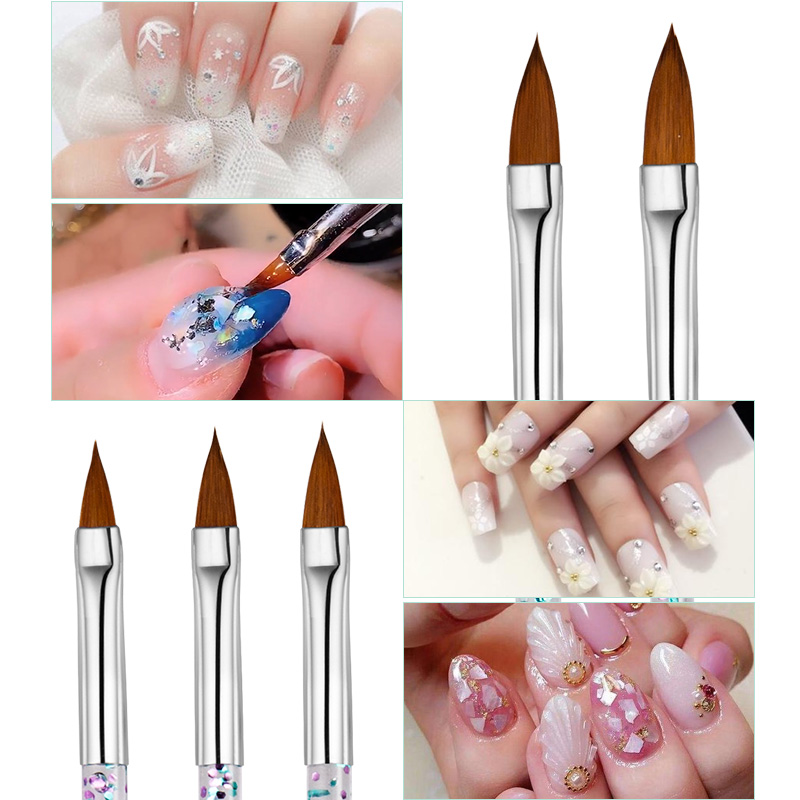 5PCS Nail Art Brushes Set UV G - Detailing Brush Set ulasan dan harga